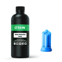 eSun water washable resin Blauw 0,5 kg WATERWASHABLERESIN-U DFE20186