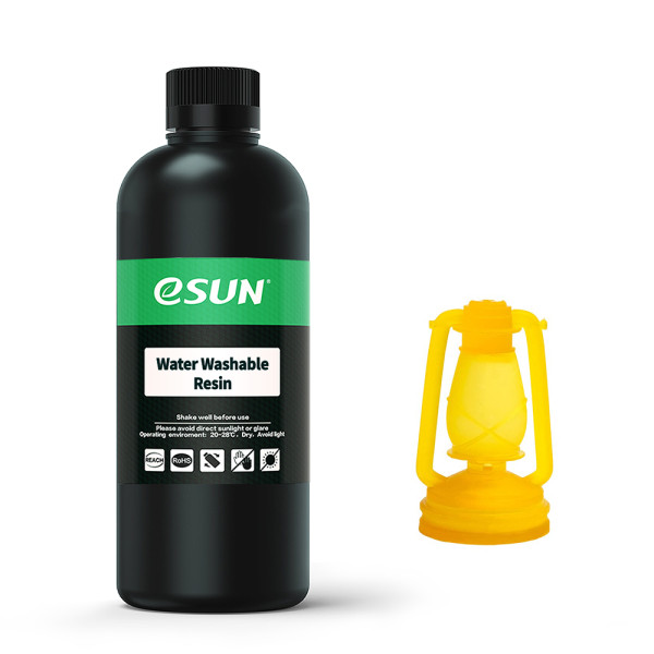 eSun water washable resin Geel 0,5 kg WATERWASHABLERESIN-Y DFE20188 - 1