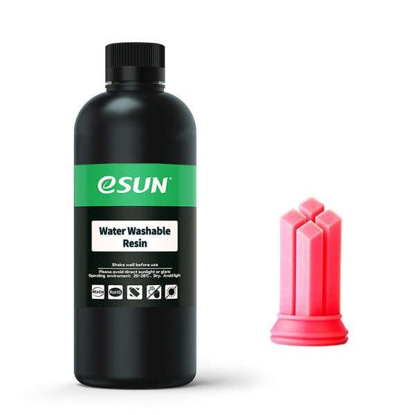 eSun water washable resin Rood 0,5 kg  DFE20185 - 1