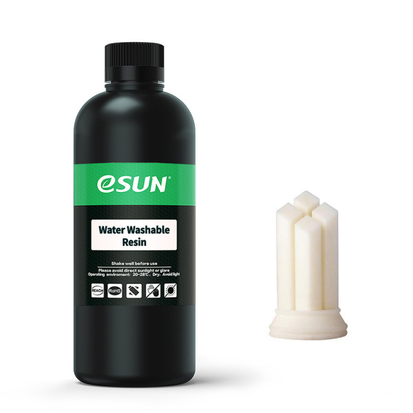 eSun water washable resin Wit 0,5 kg WATERWASHABLERESIN-W DFE20187 - 1