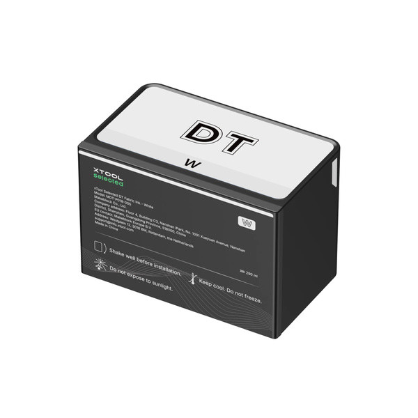 xTool Selected DT Fabric Ink - White（290ml) DAR03194 - 1