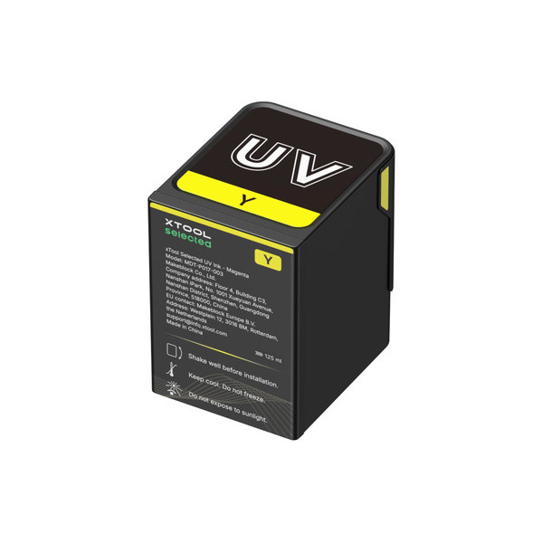 xTool Selected UV Ink - Yellow (125ml) DAR03181 - 1