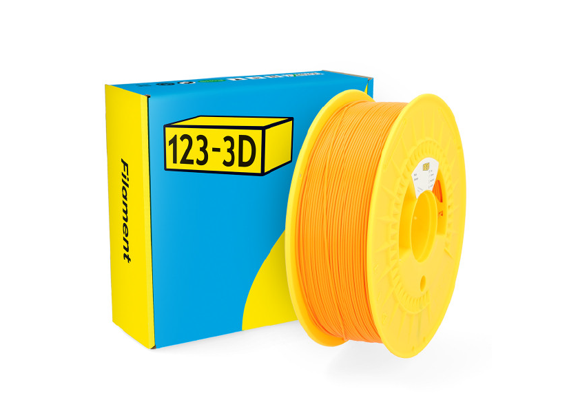 123-3D PLA Oranje