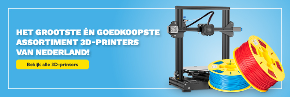 Het grootste en goedkoopste assortiment 3D-printers van Nederland!
