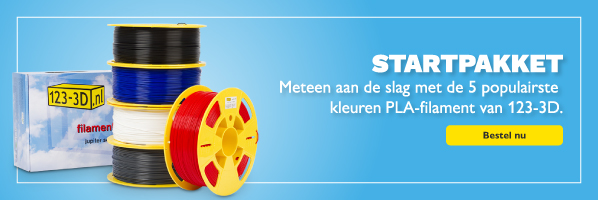 123-3D.nl PLA Startpakket van 5 kg!