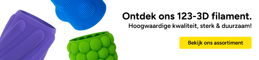 3D filament banner