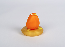 3D geprint vogeltje