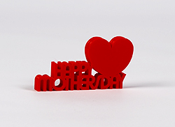 3D geprint Happy Mothers Day