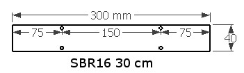 SBR16 30 cm