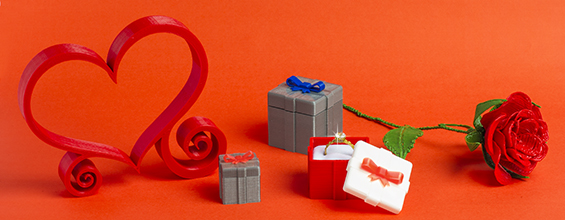 3D printen voor Valentijnsdag