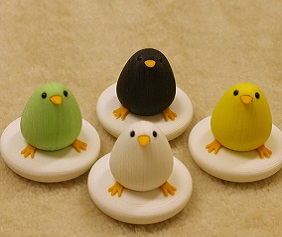 3D geprinte vogels